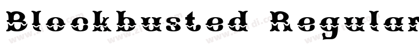 Blockbusted Regular字体转换